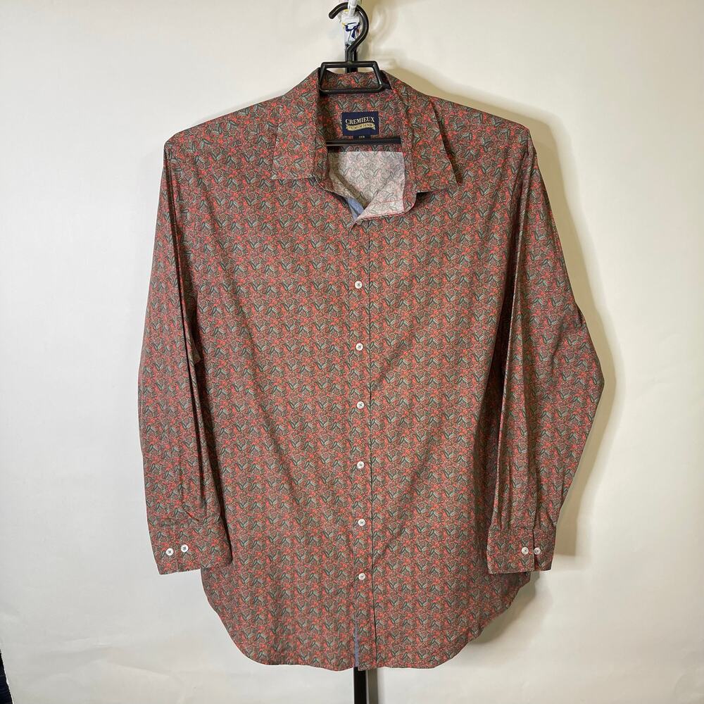 Cremieux Paisley Long Sleeve Shirt Size 2XB Mens